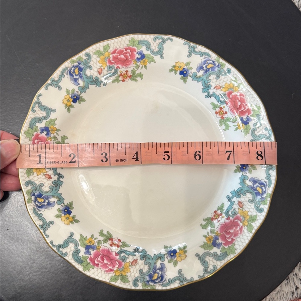 Royal Doulton Booths Majestic‎ Collection Floradora Gold Scalloped Edge TC 1127 - Picture 6 of 10